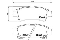фото thumb №1, Brembo тормозные колодки тормозной. toyota avensis verso 01-09 t