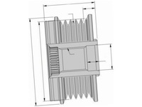 фото thumb №2, Зчеплення генератора hyundai h-1 starex 2.5 h-1 2.5