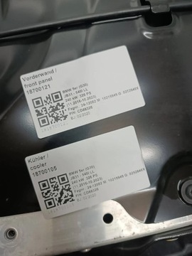 фото thumb №7, Капот крило pas радіатор бампер карбон kol. a 300 bmw 5 g30 g31 lci