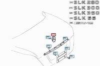 фото thumb №9, Mercedes benz slk r171 эмблема na задняя крышка багажника новый оригинальный a