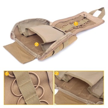 Тактическая аптечка Molle Pouch, военный EDC, сумка для экстренной помощи
