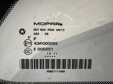 фото thumb №6, Скло зад задня права кузовна jeep grand cherokee wk2 2011 - 2022