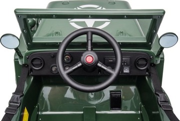 JEEP ВОЕННЫЙ АВТОМОБИЛЬ РЕТРО 12V 4 ПИЛОТНЫХ ДВИГАТЕЛЯ
