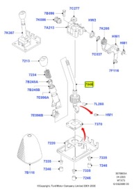фото thumb №7, Важіль - zmiana передач коробки передач ford focus 1998-2005 оригінальний номер 1069054