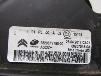 Фара ліхтар drl led лівий перед citroen c3 3 9820877780 в Україні, фото thumb