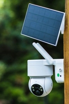 НАРУЖНАЯ СОЛНЕЧНАЯ ВРАЩАЮЩАЯСЯ IP WIFI СОЛНЕЧНАЯ КАМЕРА 4M
