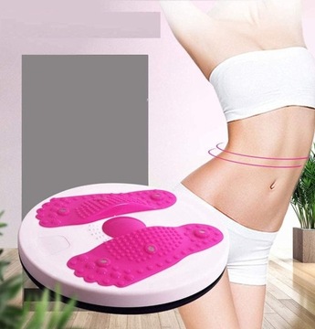 Вращающийся диск для упражнений Twister с гайками для массажа ног Fitness 27,5 см