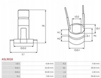 фото thumb №4, Komutator генератора asl9018