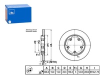 фото thumb №10, Гальмівні диски гальмівні задня ate 24.0116-0137.1