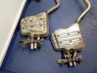 S klasa w223 4.0 v8 biturbo глушители выхлоп конечный средний a2234914400 Оригинал, фото thumb