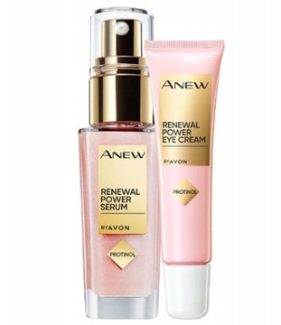Набор сыворотки и крема для век Avon Anew Protinol