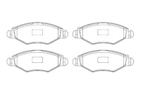 фото thumb №1, Breck тормозные колодки тормозные peugeot 206 sw 1.4 2e/k