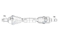 Приводной вал приводная vw polo 1.0 14- skoda fabia 3 1.0 14- seat ibiza 1.0 Доставка, фото thumb