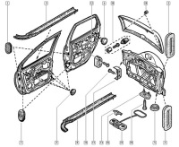 фото thumb №4, Відбійник двері кришки renault scenic i 7700355110 oe!