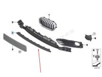 фото thumb №10, Bmw 1 f21 передній бампер накладка rod trim 51117371729 7371729 2015 oem