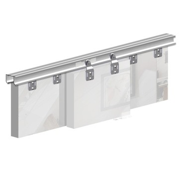 System przesuwny do szaf 3-drzwiowych szer. 3 m