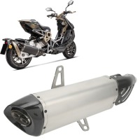 фото thumb №12, Гасник випускний motocykla задня труба з захист теплова з волокна вугільний