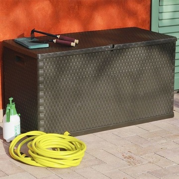 vidaXL Garden Box Коричневый 120x56x63 см ПП Ротанг 4371