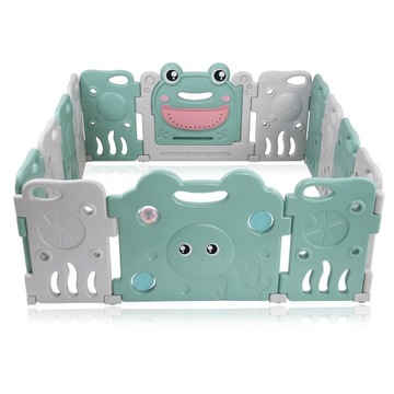 Пластиковый манеж Baby Vivo 14 элементов - Фридолин
