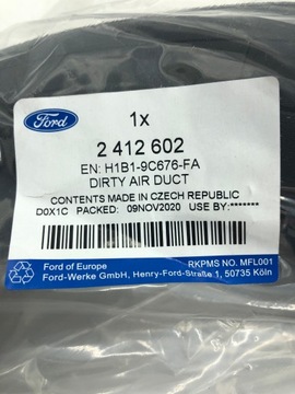 фото thumb №11, Труба воздуховод колено воздуха fiesta mk8 ford оригинальный номер 2412602 _ h1b1-9c676-fa