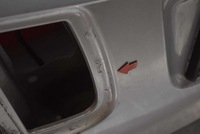 фото thumb №10, Крышка багажника зад задняя серебряная saab 9-3 93 2 ii sedan рестайлинг 07-11