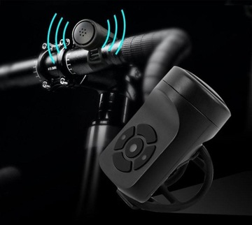 DZWONEK ROWEROWY Z ALARMEM GŁOŚNY 120dB NA ROWER