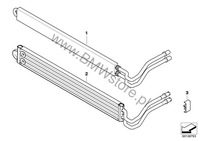 фото thumb №10, Bmw 5 e60 e61 e63 e64 2.0 2.5 3.0 3.5 d радіатор оливи підсилювача 7787447