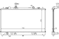 фото thumb №15, Nissens радіаторів води mazda 62466a