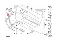 фото thumb №9, Bmw 1 e81 защита динамика передний lewego панель дверь 51416975349