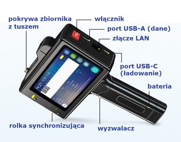 Ручной струйный принтер Printer Jet 70 SP70 12,7 мм