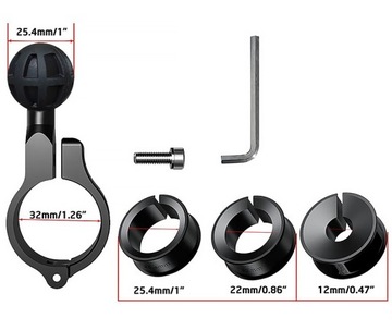 MC7C+ BM28 + BM32 UCHWYT NA TELEFON USB 2.1A MOTOCYKLOWY KIEROWNICA