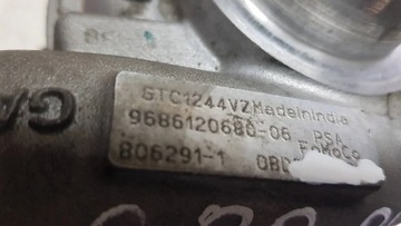 фото thumb №5, Турбіна турбонагнітач 9686120680 ford c-max mk2 focus mk3 peugeot citroen