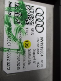 фото thumb №4, Мультимедиа 8w0 8w0035824e audi a4 b9 2019r. монитор 8w1919604