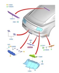 фото thumb №10, Відбивач задній лівий ford mustang mk6 15-17 5311033