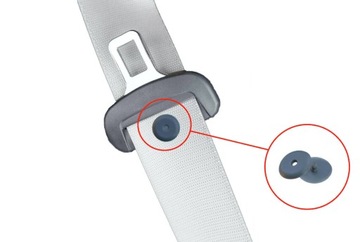 фото thumb №1, Клипса блокировка пряжки ремня безопасности серый