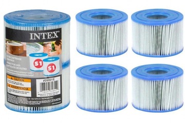 4 фильтра X Filter S1 Фильтрующая вставка для насоса для джакузи INTEX 29001