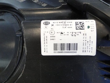 фото thumb №15, Mercedes e клас w212 212 рестайлінг лампа права повний led ils керована