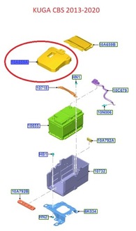 фото thumb №11, Корпус кришка акумулятор ford focus mk3 2011- c-max mk2 2011-
