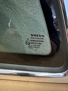 фото thumb №2, Volvo v60 ii стекло задняя левая 2021 тёмное хром