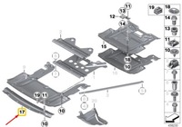 фото thumb №8, Bmw 6 f12 защита отсек двигателя element промежуточный 51758056414 oem