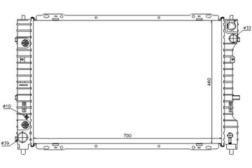 фото thumb №11, Радіаторів двигуна ford maverick 02- 3.0 i v6 24v