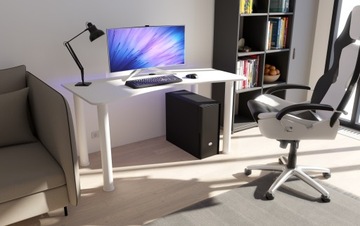 СТОЛ, КОМПЬЮТЕРНЫЙ СТОЛ, ШКОЛЬНЫЙ, ИГРОВОЙ СТОЛ С LED + ХАБ, БОЛЬШОЙ
