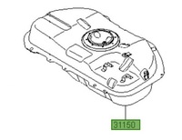 фото thumb №1, Бак топлива hyundai i10 2007-2016