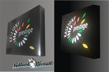Kaseton 50x190cm DIBOND LED jednostronny