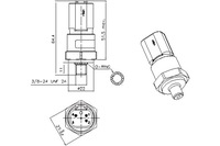 фото thumb №1, Nissens выключатель давления кондиционера scania l/p g r s p g r t
