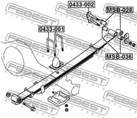 фото thumb №7, Болт задний рессоры mitsubishi l200 ka,kb# 2005.12