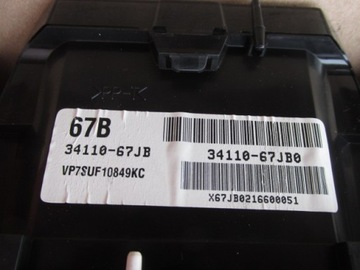 фото thumb №7, Suzuki grand vitara ii 1.9 ddis спидометр 34110-67jb0 англичанин