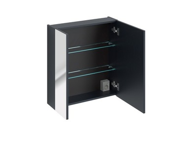 SANTA FE BLUE 84-60-B-2D Шкаф с зеркалом 60см