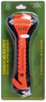 фото thumb №1, Młotek безопасности, do окон ремней, uratuj życie