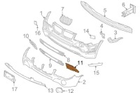 фото thumb №9, Bmw x3 e83 передний бампер решётка радиатора левый 51113416205 3416205 новый